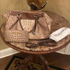 Brahmin Faye Barley Bronte with Suri Wallet